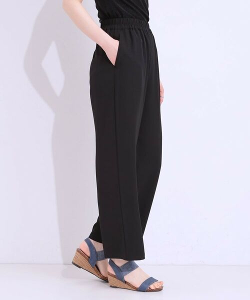 SHOO・LA・RUE / シューラルー パンツ | 【洗える/ひんやり/UV/SS-3L】さらさらぷるんワイドパンツ | 詳細2