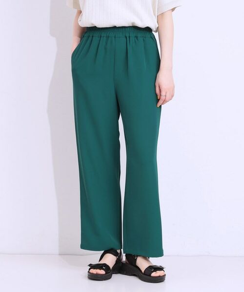 SHOO・LA・RUE / シューラルー パンツ | 【洗える/ひんやり/UV/SS-3L】さらさらぷるんワイドパンツ | 詳細9