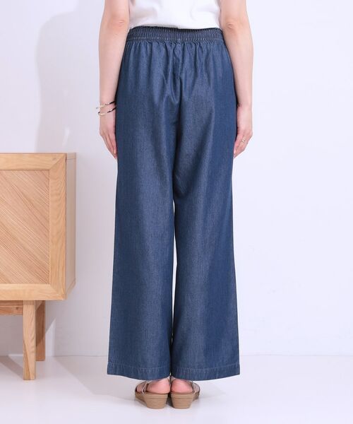 SHOO・LA・RUE / シューラルー パンツ | 【洗える/S-LL】ウエストゴムが楽ちん さらさらワイドデニム | 詳細11