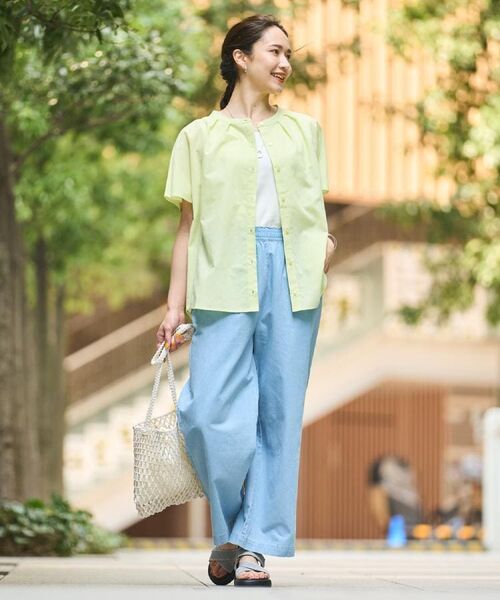 SHOO・LA・RUE / シューラルー パンツ | 【洗える/S-LL】ウエストゴムが楽ちん さらさらワイドデニム | 詳細16