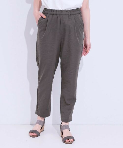 SHOO・LA・RUE / シューラルー パンツ | 【洗える/UV/吸水速乾/S-LL】ひんやりさらさら チノテーパードパンツ | 詳細1