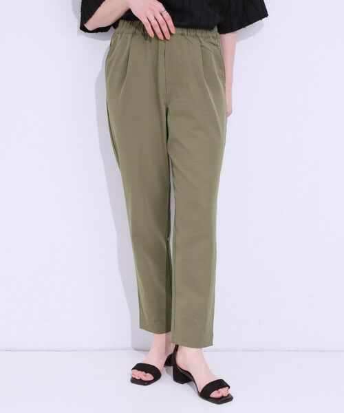 SHOO・LA・RUE / シューラルー パンツ | 【洗える/UV/吸水速乾/S-LL】ひんやりさらさら チノテーパードパンツ | 詳細5