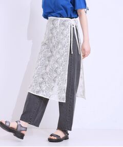 SHOO・LA・RUE / シューラルー スカート | 【洗える】チュール刺繍ラップスカート