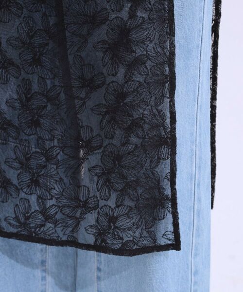 SHOO・LA・RUE / シューラルー スカート | 【洗える】チュール刺繍ラップスカート | 詳細14