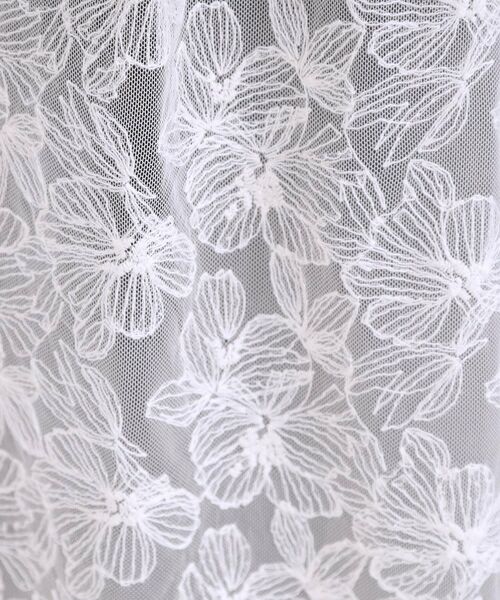 SHOO・LA・RUE / シューラルー スカート | 【洗える】チュール刺繍ラップスカート | 詳細4