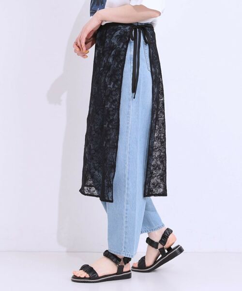 SHOO・LA・RUE / シューラルー スカート | 【洗える】チュール刺繍ラップスカート | 詳細6