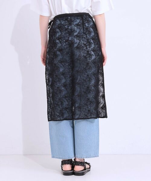 SHOO・LA・RUE / シューラルー スカート | 【洗える】チュール刺繍ラップスカート | 詳細9