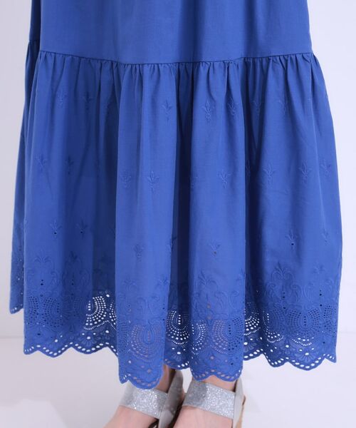SHOO・LA・RUE / シューラルー ロング・マキシ丈スカート | スカラップレースが華やか コットンティアードスカート | 詳細17