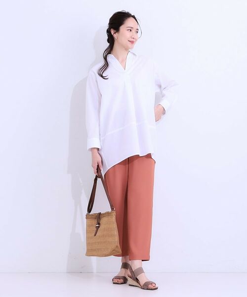 SHOO・LA・RUE / シューラルー チュニック | 【洗える/S-LL】きれいに体型カバーが叶うチュニックシャツ | 詳細3