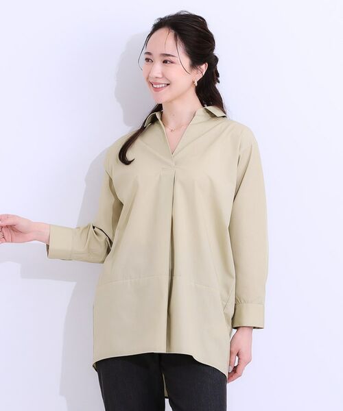 SHOO・LA・RUE / シューラルー チュニック | 【洗える/S-LL】きれいに体型カバーが叶うチュニックシャツ | 詳細5