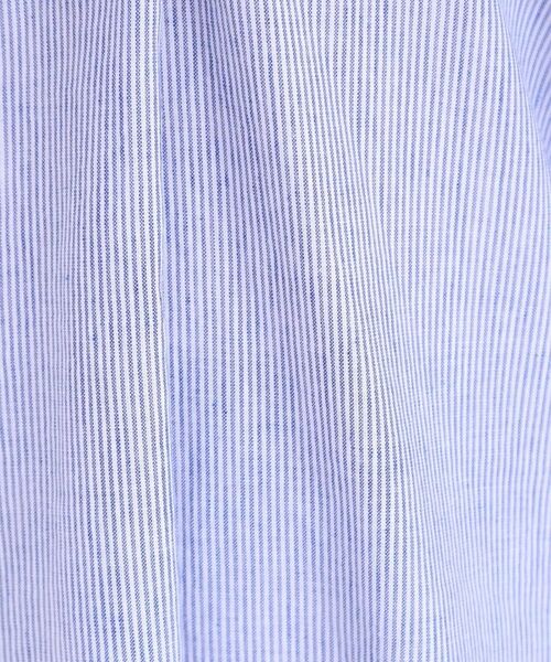 SHOO・LA・RUE / シューラルー シャツ・ブラウス | 【S-LL/UV/ひんやり/抗菌防臭】体型を自然にカバー フレンチリネンブレンド襟付ドルマンシャツ | 詳細16