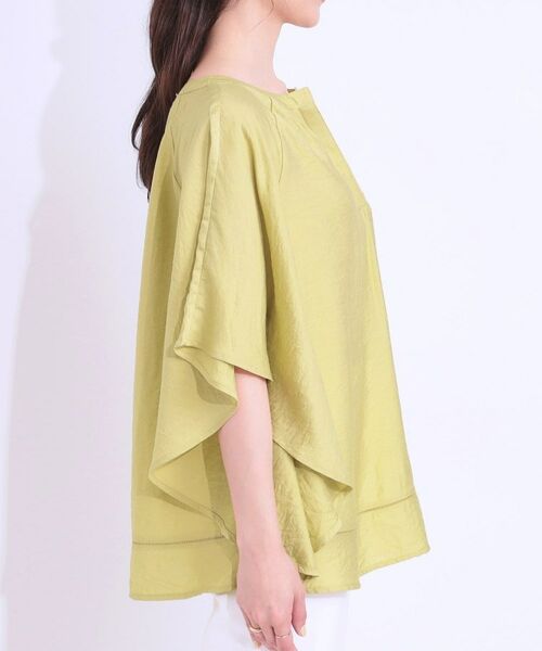 SHOO・LA・RUE / シューラルー シャツ・ブラウス | 【洗える/ひんやり】涼しく体型カバー お袖フレア ドレープブラウス | 詳細26