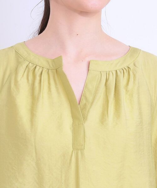 SHOO・LA・RUE / シューラルー シャツ・ブラウス | 【洗える/ひんやり】涼しく体型カバー お袖フレア ドレープブラウス | 詳細28