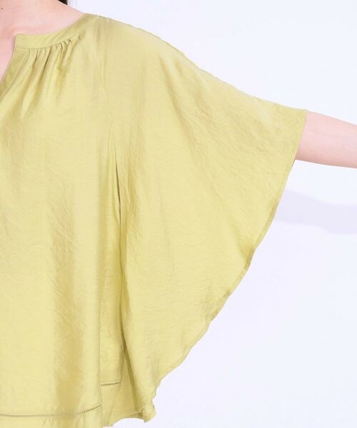 SHOO・LA・RUE / シューラルー シャツ・ブラウス | 【洗える/ひんやり】涼しく体型カバー お袖フレア ドレープブラウス | 詳細29