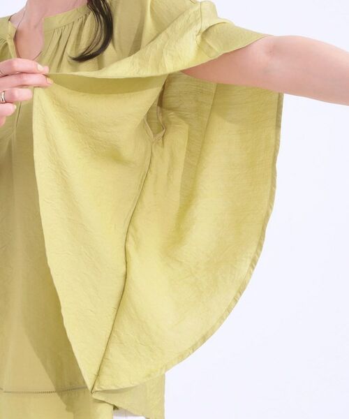 SHOO・LA・RUE / シューラルー シャツ・ブラウス | 【洗える/ひんやり】涼しく体型カバー お袖フレア ドレープブラウス | 詳細30