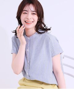 SHOO・LA・RUE / シューラルー シャツ・ブラウス | 【洗える/S-LL】涼やかで好印象 サッカーブラウス