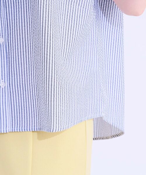 SHOO・LA・RUE / シューラルー シャツ・ブラウス | 【洗える/S-LL】涼やかで好印象 サッカーブラウス | 詳細18