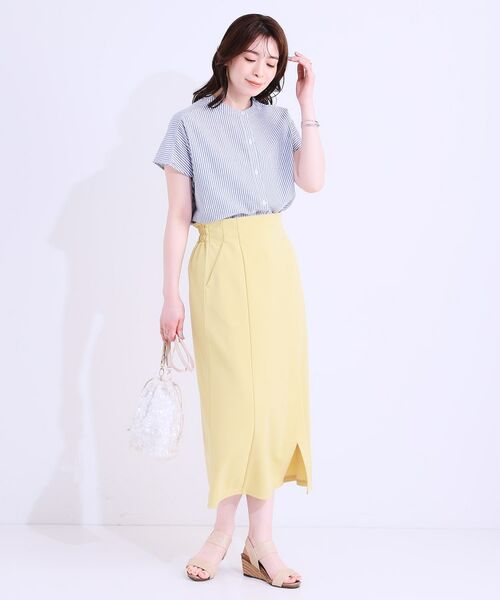 SHOO・LA・RUE / シューラルー シャツ・ブラウス | 【洗える/S-LL】涼やかで好印象 サッカーブラウス | 詳細7