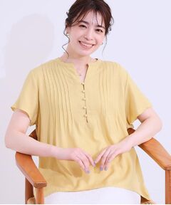 SHOO・LA・RUE / シューラルー シャツ・ブラウス | 【洗える/S-LL】ふわりシルエットが涼しげ フロントボタンブラウス