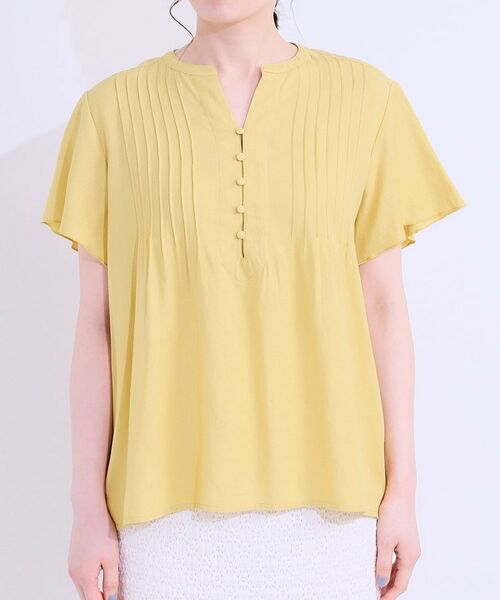 SHOO・LA・RUE / シューラルー シャツ・ブラウス | 【洗える/S-LL】ふわりシルエットが涼しげ フロントボタンブラウス | 詳細13