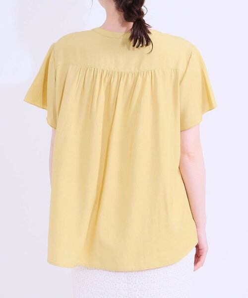 SHOO・LA・RUE / シューラルー シャツ・ブラウス | 【洗える/S-LL】ふわりシルエットが涼しげ フロントボタンブラウス | 詳細15