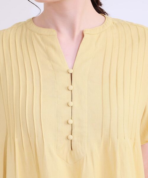 SHOO・LA・RUE / シューラルー シャツ・ブラウス | 【洗える/S-LL】ふわりシルエットが涼しげ フロントボタンブラウス | 詳細16
