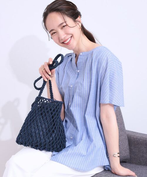 SHOO・LA・RUE / シューラルー ショルダーバッグ | マクラメショルダーバッグ(ネイビー(094))