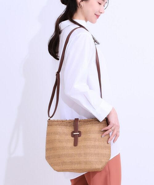 SHOO・LA・RUE/シューラルー ペーパーショルダーバッグ ベージュ(052) 00 SHOO・LA・RUE/シューラルー ペーパーショルダーバッグ ベージュ(052) 00