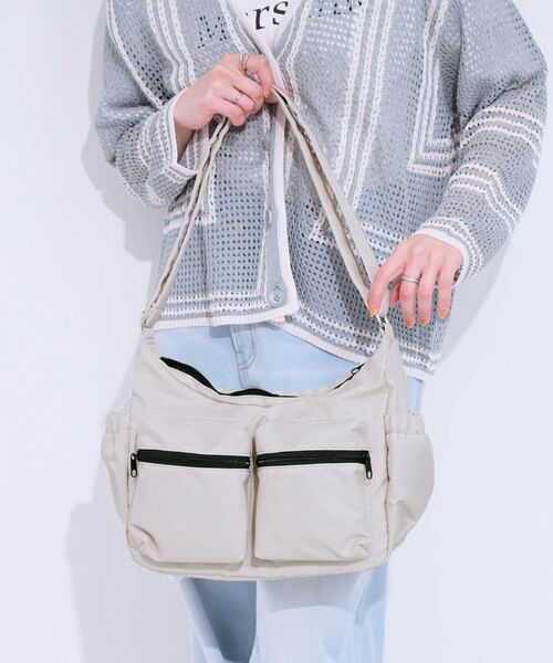 SHOO・LA・RUE / シューラルー ショルダーバッグ | 【撥水】立体2ポケショルダーバッグ | 詳細1