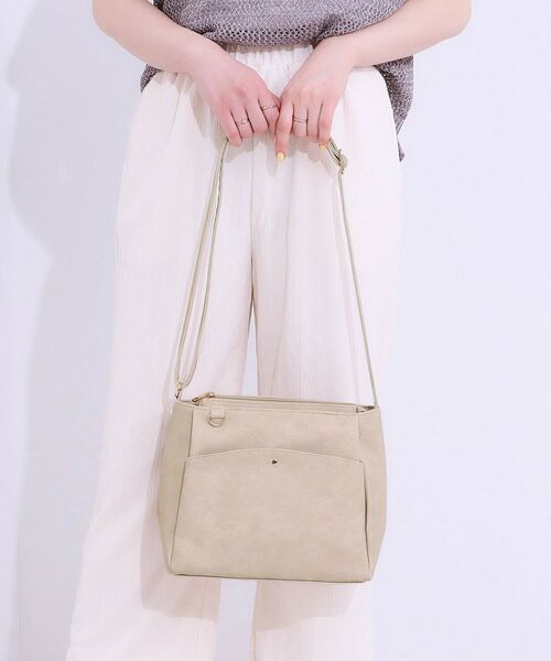 SHOO・LA・RUE / シューラルー ショルダーバッグ | あおりポケットショルダーバッグ | 詳細1