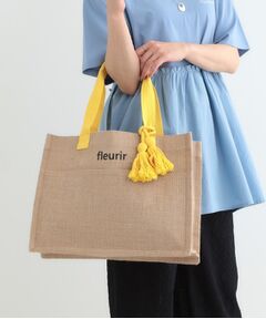 SHOO・LA・RUE / シューラルー トートバッグ | 夏を彩る スクエアジュートトートバッグ