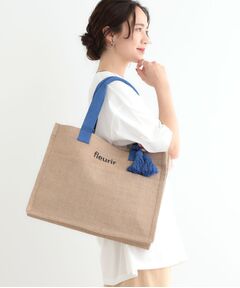 SHOO・LA・RUE / シューラルー トートバッグ | 夏を彩る スクエアジュートトートバッグ