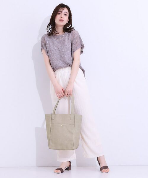 SHOO・LA・RUE / シューラルー トートバッグ | 【A4】フロントポケファスナートートバッグ | 詳細2