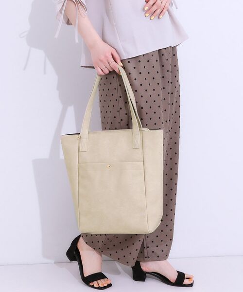 SHOO・LA・RUE / シューラルー トートバッグ | 【A4】フロントポケファスナートートバッグ | 詳細3