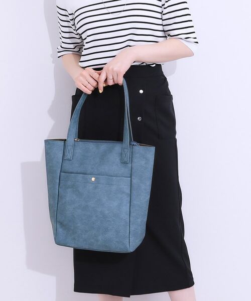 SHOO・LA・RUE / シューラルー トートバッグ | 【A4】フロントポケファスナートートバッグ | 詳細5