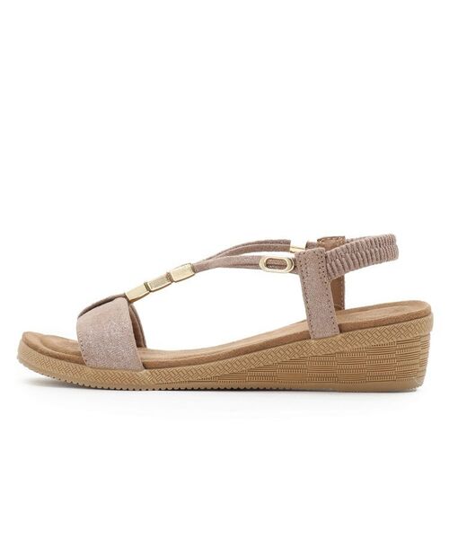 SHOO・LA・RUE / シューラルー サンダル | ビジューYストラップサンダル | 詳細2