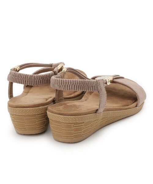 SHOO・LA・RUE / シューラルー サンダル | ビジューYストラップサンダル | 詳細3