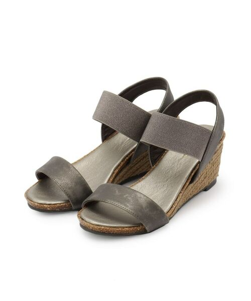SHOO・LA・RUE/シューラルー 片手ではけるサンダル シューダル 25SS ブロンズ(008) 35(23.5cm) SHOO・LA・RUE/シューラルー 片手ではけるサンダル シューダル 25SS ブロンズ(008) 35(23.5cm)