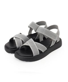 SHOO・LA・RUE / シューラルー サンダル | 大人のカジュアルコーデに 私にフィットする ニットサンダル