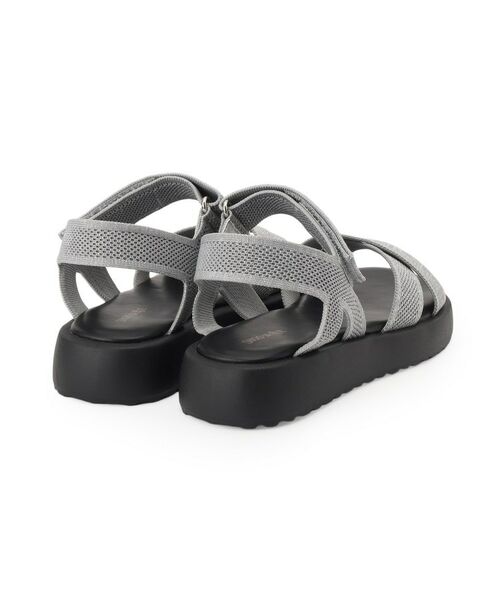 SHOO・LA・RUE / シューラルー サンダル | 大人のカジュアルコーデに 私にフィットする ニットサンダル | 詳細3