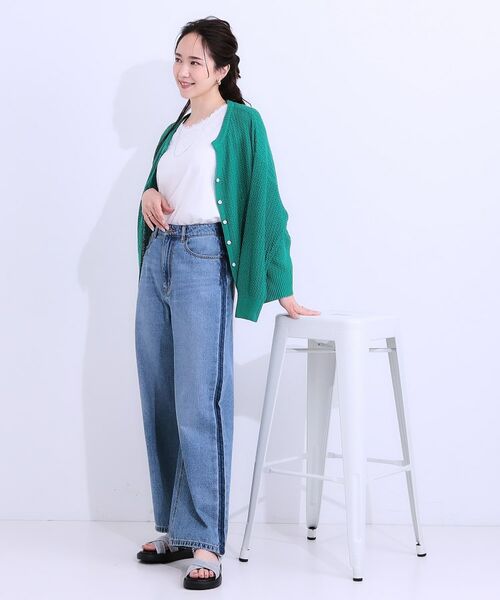 SHOO・LA・RUE / シューラルー サンダル | 大人のカジュアルコーデに 私にフィットする ニットサンダル | 詳細6