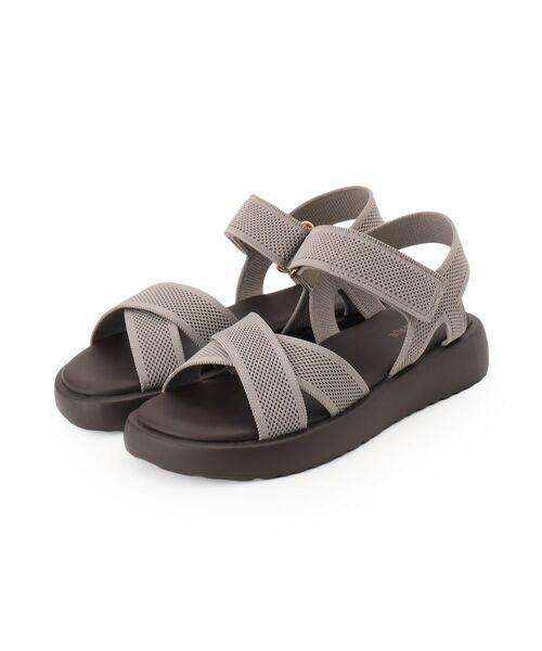 SHOO・LA・RUE/シューラルー ニットサンダル トープ(054) 35(23.5cm) SHOO・LA・RUE/シューラルー ニットサンダル トープ(054) 35(23.5cm)