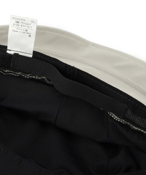 SHOO・LA・RUE / シューラルー ハット | 【UPF50＋／UVカット／遮熱／遮光】切り替えデザインハット【サイズ調整／アゴ紐あり】 | 詳細6