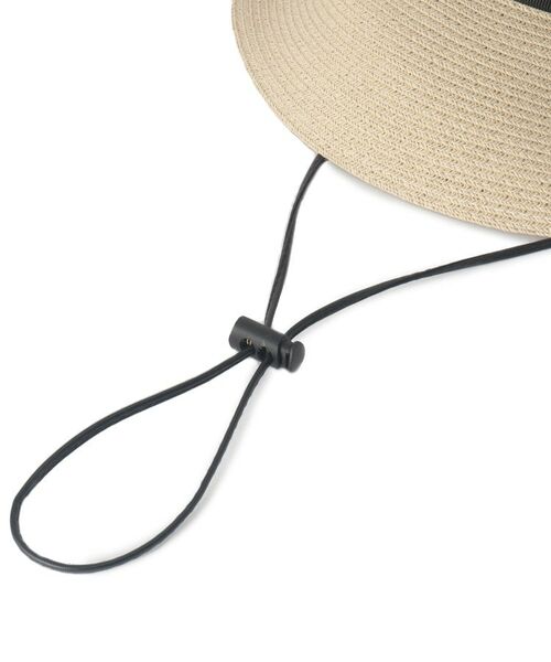 SHOO・LA・RUE / シューラルー ハット | 【UV】リボン付きブレードキャペリンハット【サイズ調整／あご紐付き】 | 詳細6