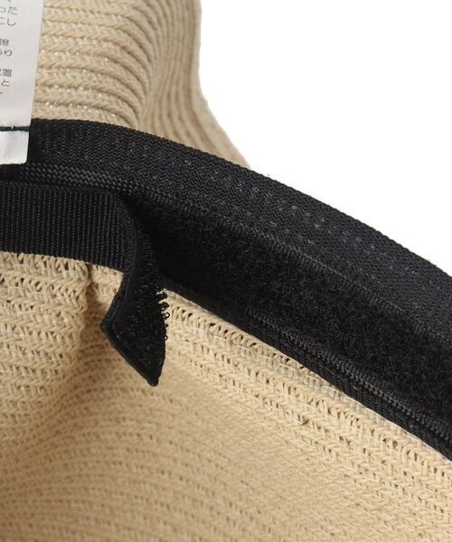 SHOO・LA・RUE / シューラルー ハット | 【UV】リボン付きブレードキャペリンハット【サイズ調整／あご紐付き】 | 詳細8