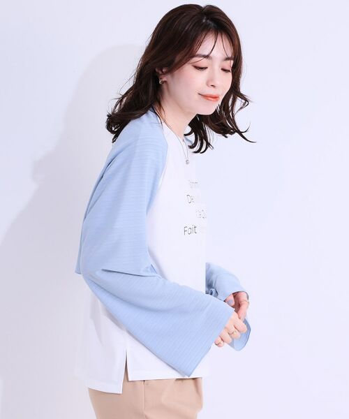 SHOO・LA・RUE / シューラルー カーディガン・ボレロ | 【洗える/UV／接触冷感】ひんやり2WAYボレロ | 詳細15