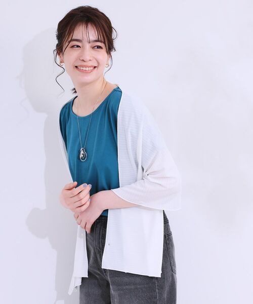 SHOO・LA・RUE / シューラルー カーディガン・ボレロ | 【洗える/UV／接触冷感】ひんやり2WAYボレロ | 詳細3