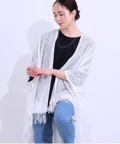 SHOO・LA・RUE / シューラルー ポンチョ | スクエアレースポンチョ