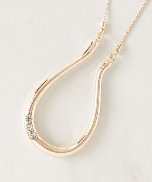 SHOO・LA・RUE / シューラルー ネックレス・ペンダント・チョーカー | ニュアンスUモチーフネックレス | 詳細4