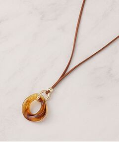 SHOO・LA・RUE / シューラルー ネックレス・ペンダント・チョーカー | オーバルワントップコードネックレス